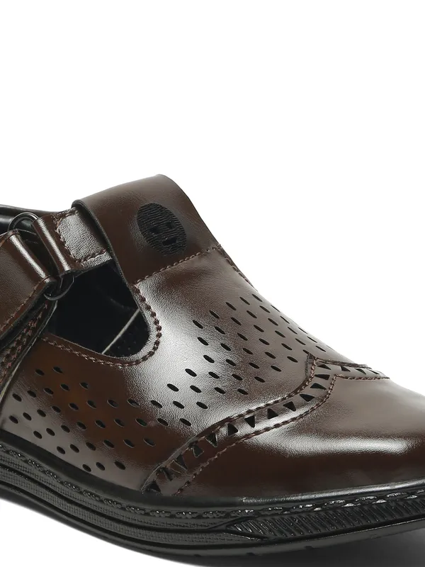 Tiny_Bugs_Velcro_Party_Wear_Roman_Sandals_-_Brwon
