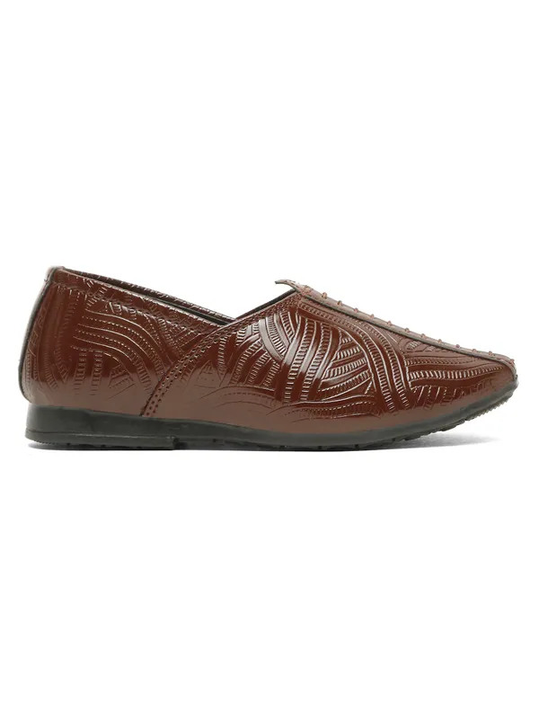 Tiny_Bugs_Boys_Ethnic_Wear_Mojaris_-_Tan