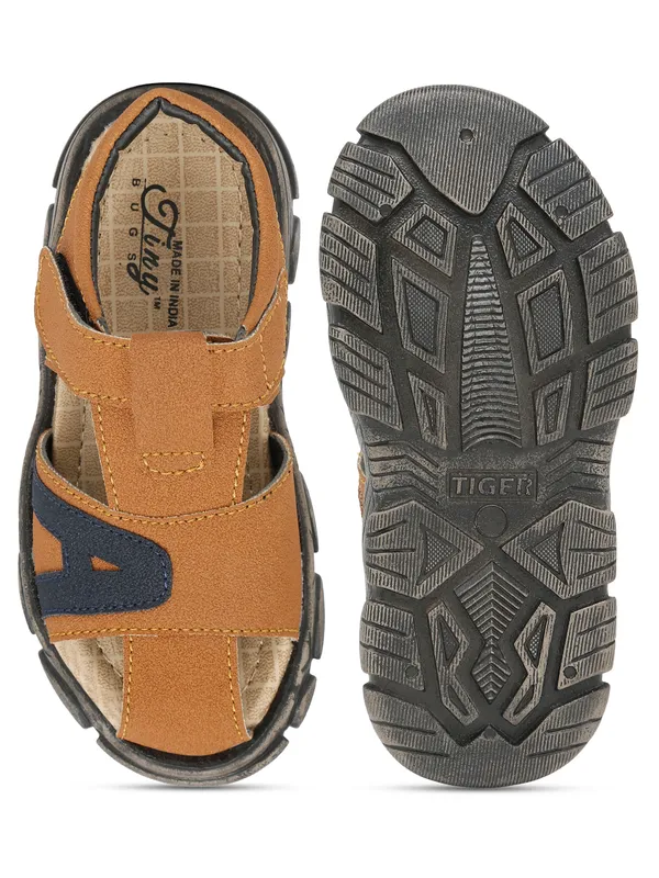 Tiny_Bugs_Boys_Casual_Velcro_Sandals_-_Tan