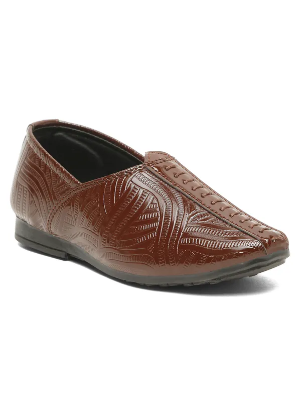 Tiny_Bugs_Boys_Ethnic_Wear_Mojaris_-_Tan