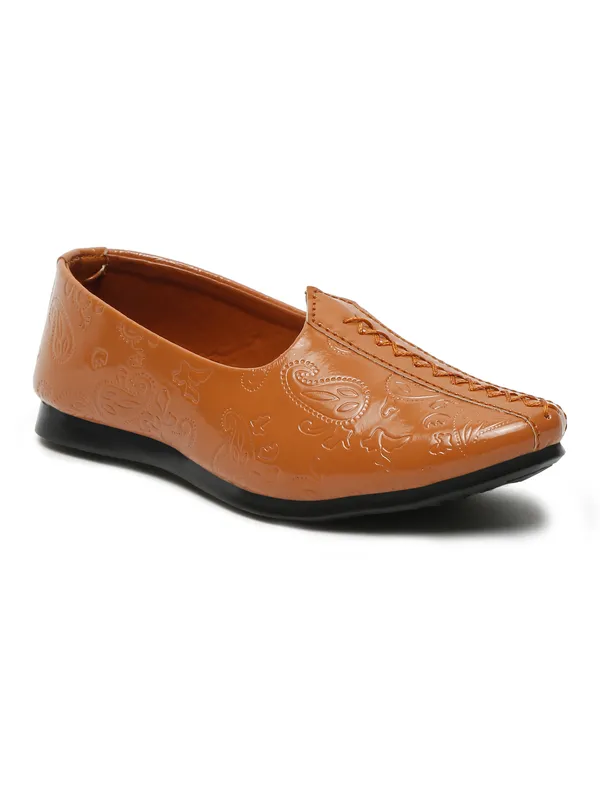 Tiny_Bugs_Boys_Ethnic_Wear_Mojaris_-Tan