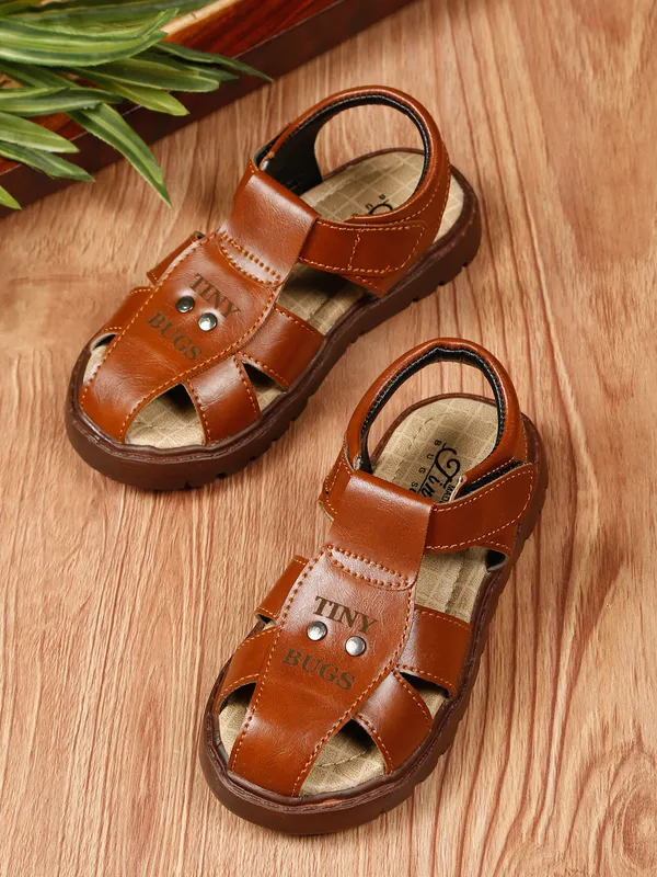 Tiny_Bugs_Boys_Casual_Velcro_Sandals_-_Tan