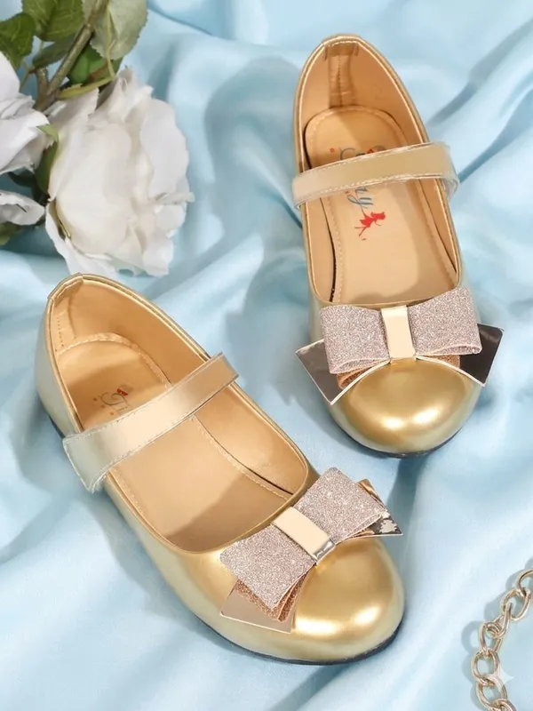 Tiny_Bugs_Girls_Party_Wear_Embellished_Ballerinas_-_Gold