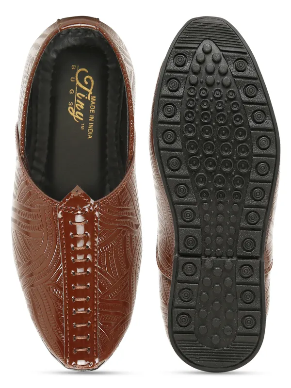 Tiny_Bugs_Boys_Ethnic_Wear_Mojaris_-_Tan