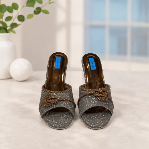 Golden_And_Silver_Synthetic_Leather,_Textile,_TPR_Sole_Heels_For_Women