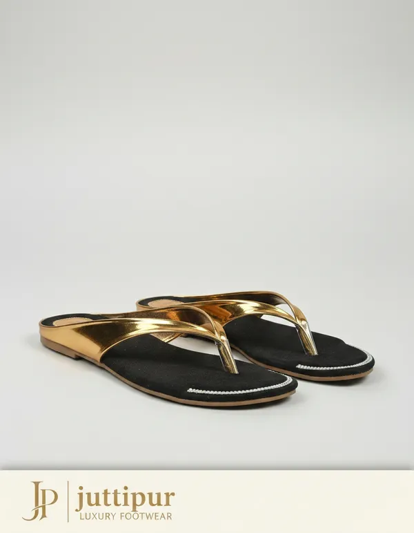 Gold_Eva_And_Synthetic_Metallic_Upper_And_Rubber_Sole_Flip_Flops_For_Women