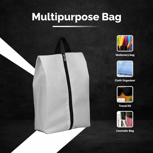 Grey_Non_Woven_Shoe_Cover_Storage_Bag_Pack_Of_12