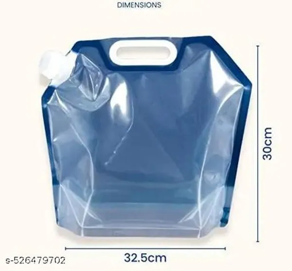 Blue_Pvc_Foldable_5L_Water_Storage_Bag_For_Camping_Hiking_Pack_Of_2