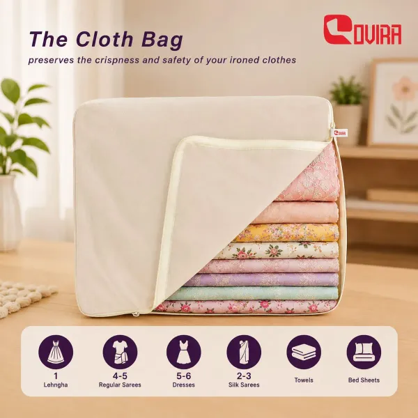 Combo_Pack_Of_27_Premium_Cotton_Saree_Storage_Bags__|_24_Flat_Covers_+_3_Jumbo_Storage_Bags_With_Zio_|_Wardrobe_Organizer_For_Sarees,_Lehengas_&_Clothes_Less