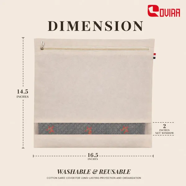 Combo_Pack_Of_27_Premium_Cotton_Saree_Storage_Bags__|_24_Flat_Covers_+_3_Jumbo_Storage_Bags_With_Zio_|_Wardrobe_Organizer_For_Sarees,_Lehengas_&_Clothes_Less