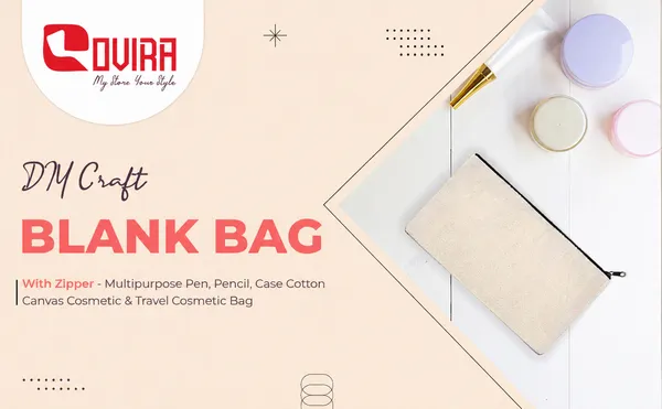 Cream_Canvas_Zippered_Storage_Pouch_Pack_Of_(12-20)