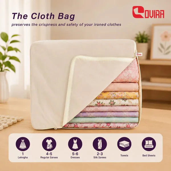 PACK_OF_6_Canvas_Saree_Lehenga_Garment_Storage_Bag_With_Zipper_