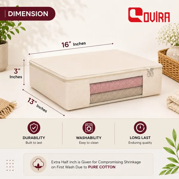 Cotton_Canvas_Clothes_Storage_Bags/Saree_Covers_with_Zip_for_Storage_Specially_Design_for_Woman_Dresses,_Sarees,_Lehengas_for_Wardrobe_Organizer_(16_x_13_x_3_Inch)-_Pack_of_3