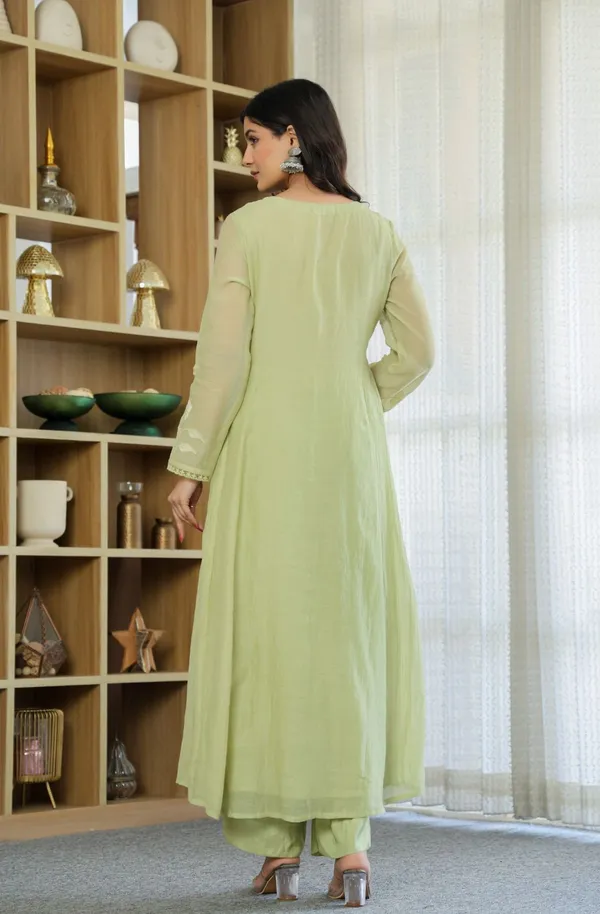 Green_Kurta_Set_With_Dupatta_For_Women