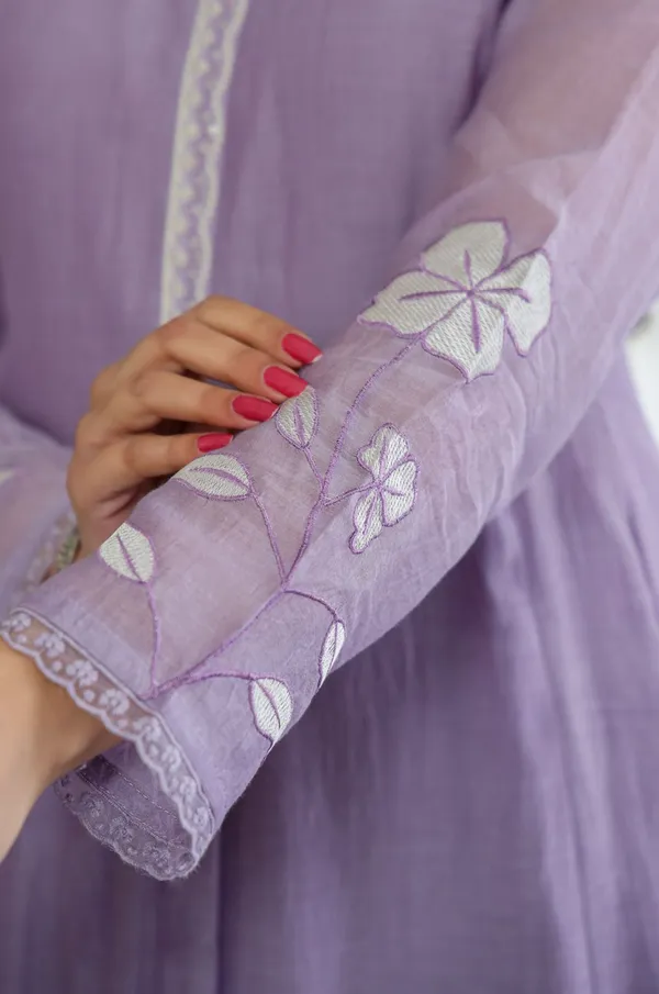 Lavender_Kurta_Set_With_Dupatta_For_Women