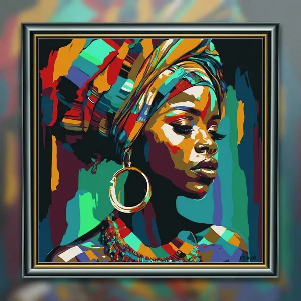 Vibrant_African_Woman_Wall_Art