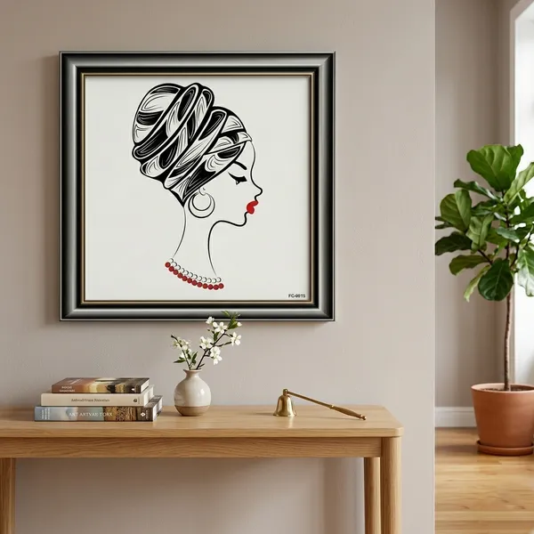 Black_And_White_Abstract_Turban_Portrait_Wall_Art