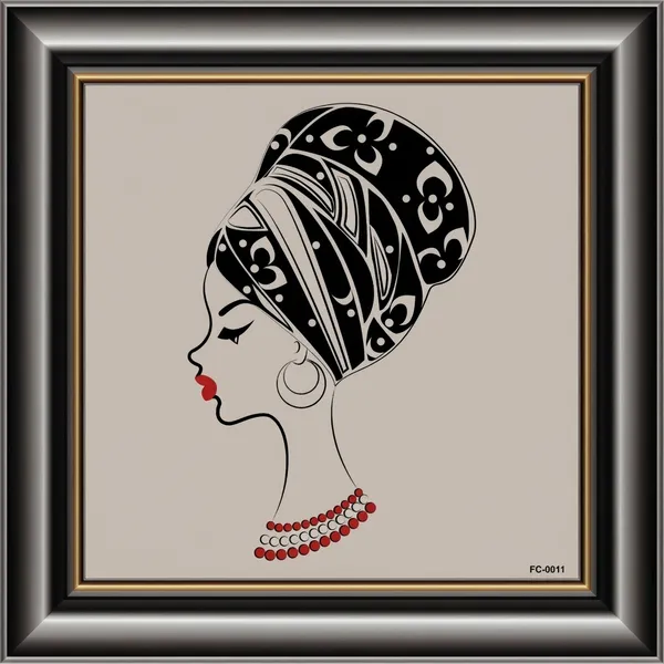 Black_And_White_Decorative_Woman_Portrait_Wall_Art