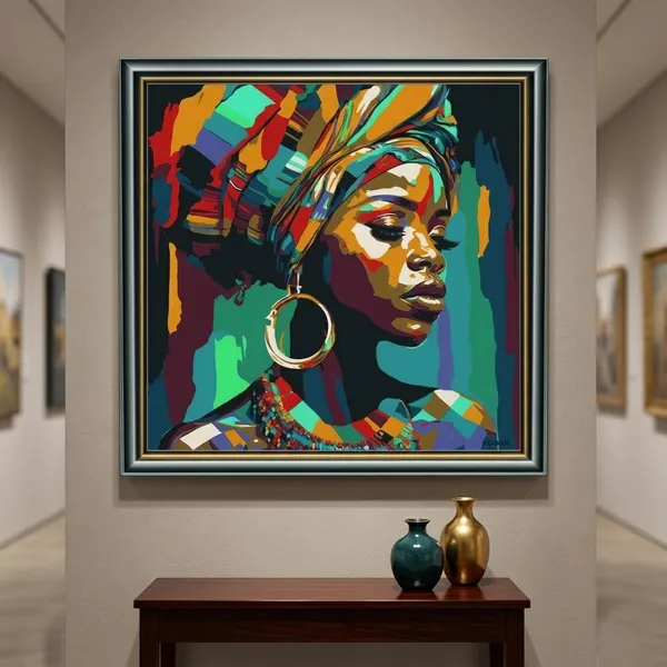 Vibrant_African_Woman_Wall_Art