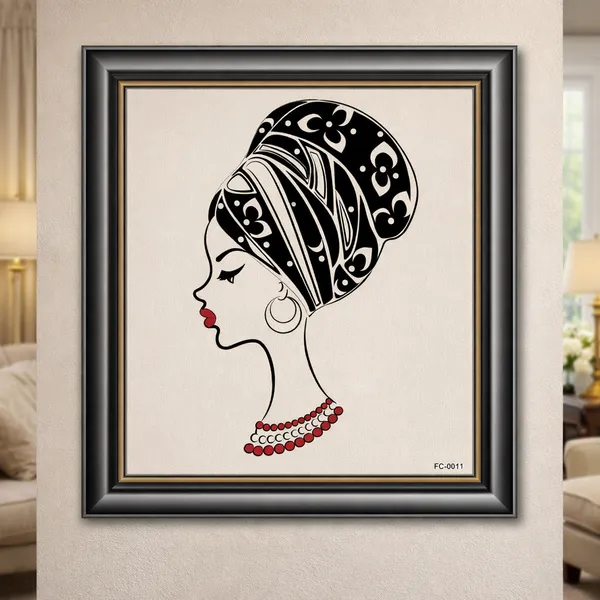 Black_And_White_Decorative_Woman_Portrait_Wall_Art