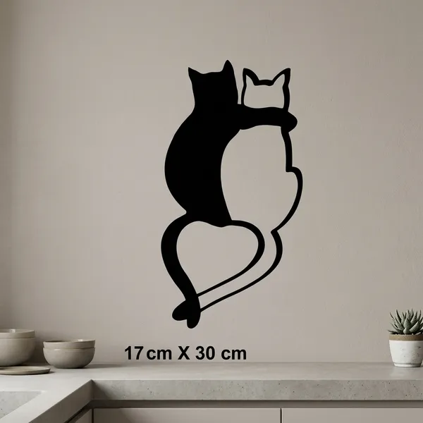 Black_And_White_Cat_Silhouette_Heart_Wall_Art