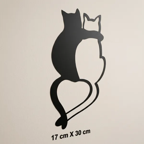 Black_And_White_Cat_Silhouette_Heart_Wall_Art