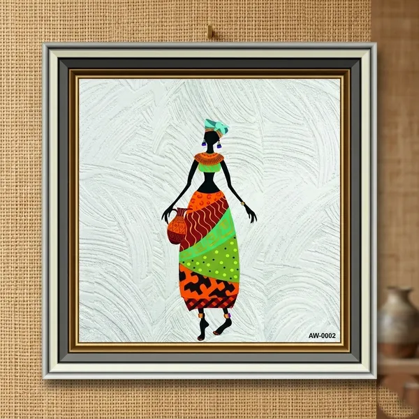 African_Woman_Wall_Art_With_Colorful_Traditional_Attire