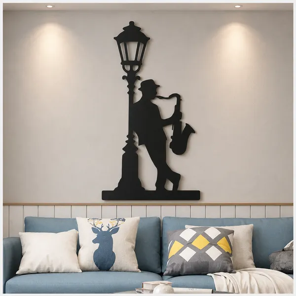 Jazz_Musician_Street_Lamp_Silhouette_Metal_Wall_Art