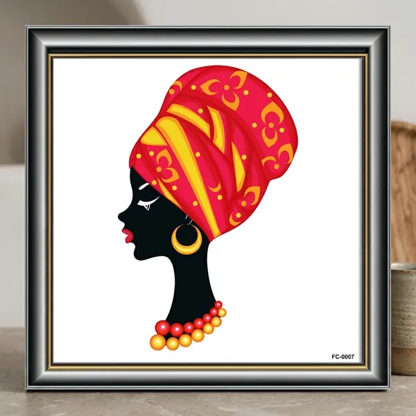 African_Woman_Silhouette_Wall_Art_With_Red_Headwrap