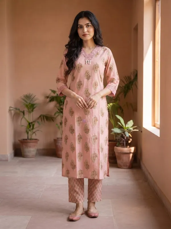 Printed_Straight_Kurta_With_Dupatta_And_Pants_For_Women