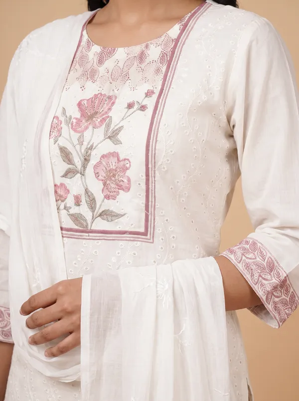 Off_White_Chikankari_Floral_Print_Straight_Kurta_With_Dupatta
