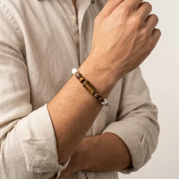 Howlite_Picasso_Tiger_Eye_Bracelet