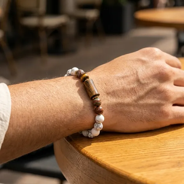 Howlite_Picasso_Tiger_Eye_Bracelet