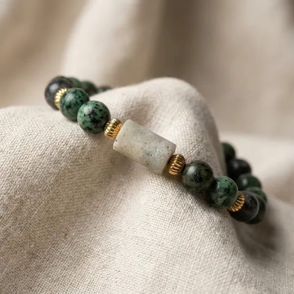 Larvikite_African_Turquoise_Amazonite_Bracelet