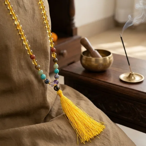 Citrine_7_Chakra_Japa_Mala