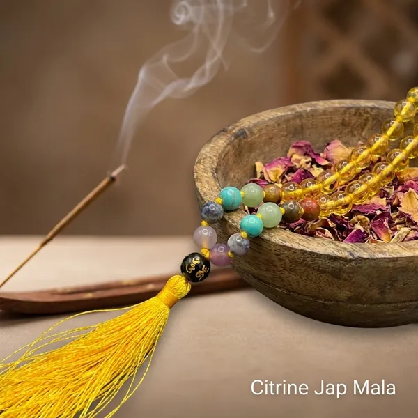 Citrine_7_Chakra_Japa_Mala