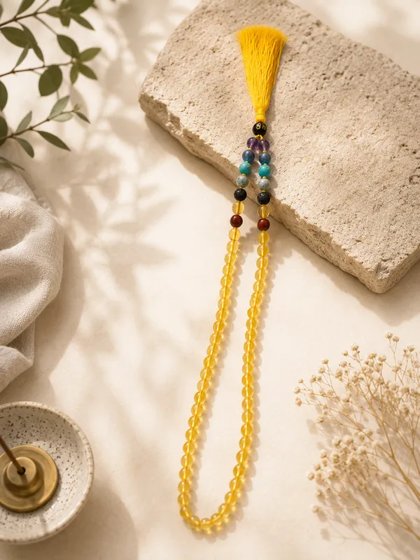 Citrine_7_Chakra_Japa_Mala