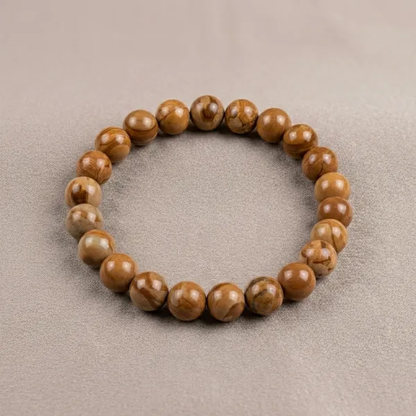 Petrified_Wood_Jasper_Bracelet