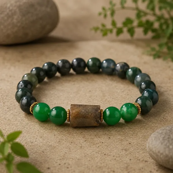 Moss_Agate_Green_Jade_Labradorite_Bracelet