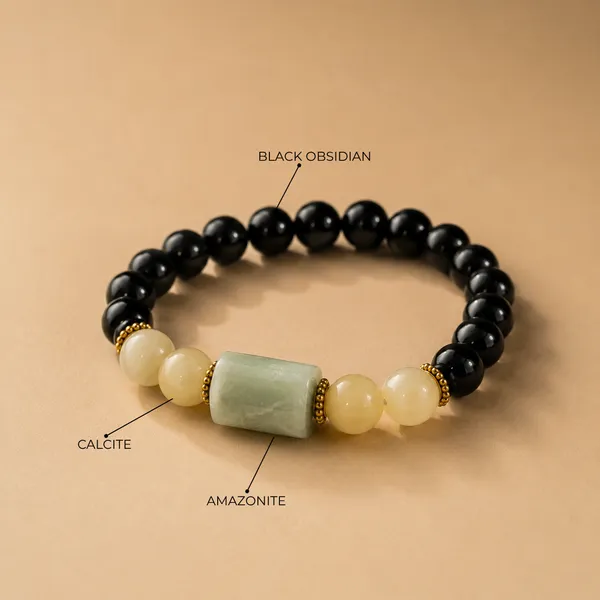 Black_Obsidian_Calcite_Amazonite_Bracelet