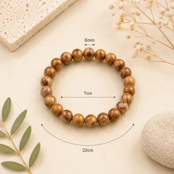 Petrified_Wood_Jasper_Bracelet