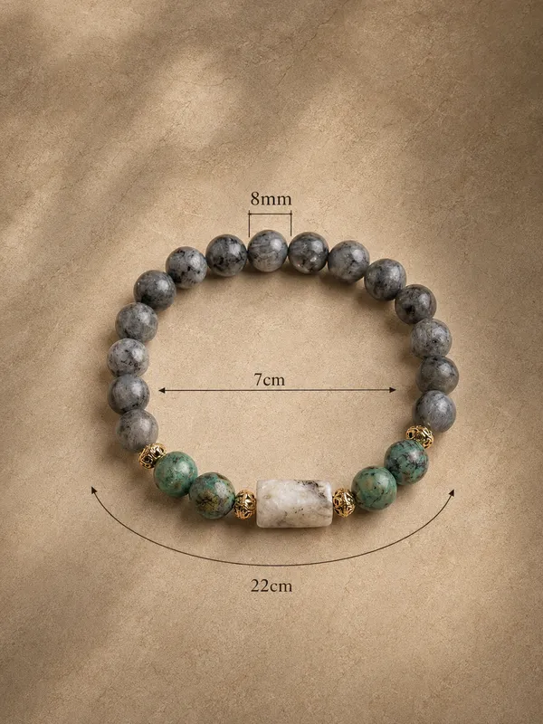 Larvikite_African_Turquoise_Amazonite_Bracelet