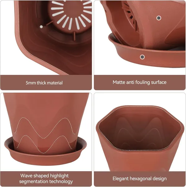 Plastic_Flower_Pot_With_Drainage_Hole_And_Tray_Pack_Of_5
