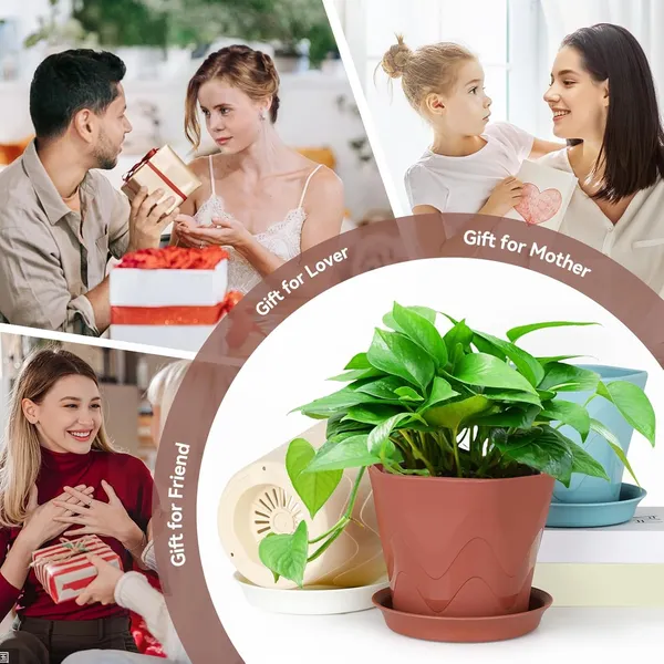 Plastic_Flower_Pot_With_Drainage_Hole_And_Tray_Pack_Of_5