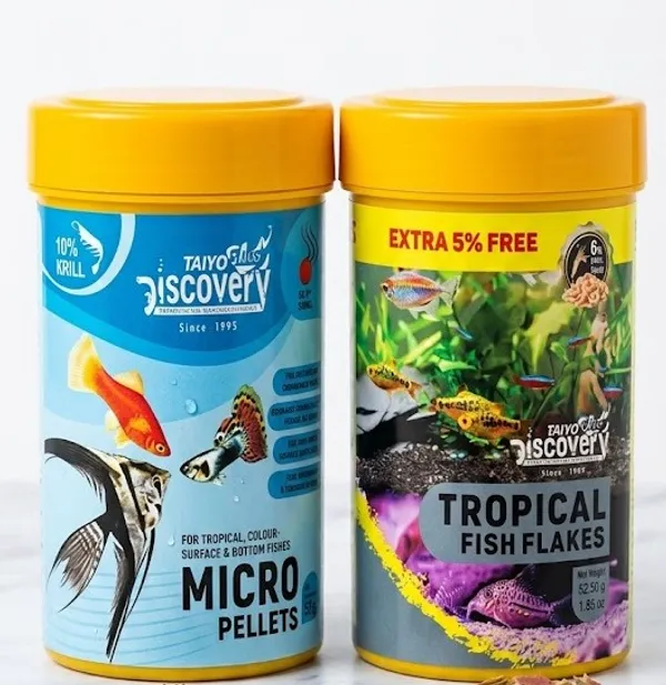 Taiyo_Pluss_Discovery_Tropical_Flakes_Fish_Food_And_Taiyo_Pluss_Discovery_Micro_Pellets