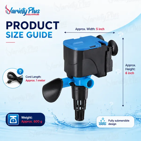3-In-1_Aquarium_Power_Head_For_Clean_Water_&_Oxygen_Flow_(16W_|_1500L/H)