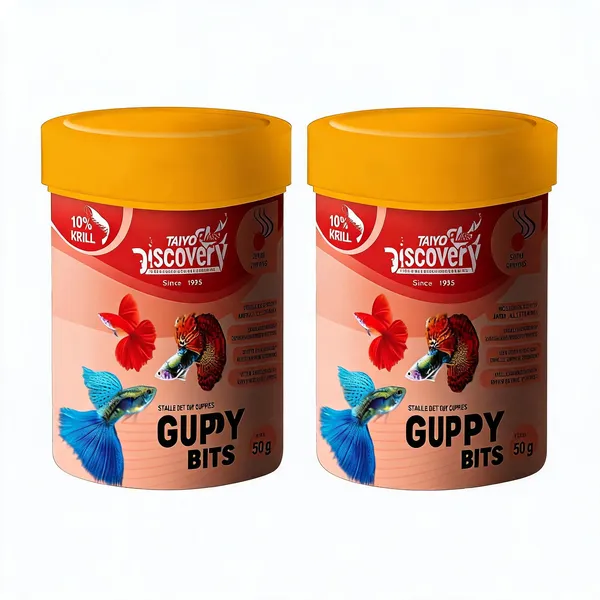 Taiyo_Pluss_Discovery_Guppy_Bits_-_50_G_|_Staple_Diet_For_Guppies_|_Slow_Sinking_Food_For_Guppies,_Mollys,_Barb,_Tetra_And_All_Small_Surface_Eating_Fishes_-_Pack_Of_2