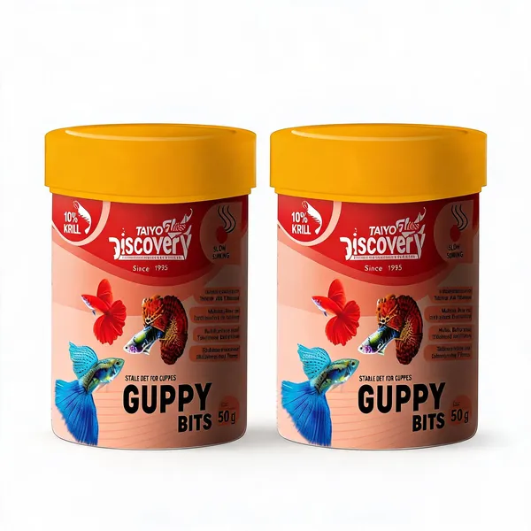 Taiyo_Pluss_Discovery_Guppy_Bits_-_50_G_|_Staple_Diet_For_Guppies_|_Slow_Sinking_Food_For_Guppies,_Mollys,_Barb,_Tetra_And_All_Small_Surface_Eating_Fishes_-_Pack_Of_2