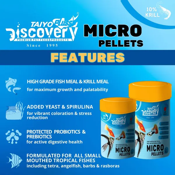 Taiyo_Pluss_Discovery_Micro_Pellets_-_50_G_|_Nutritious_Diet_For_All_Small_Mouthed_Tropical_Fishes_|_Slow_Sinking_Food_For_Tetra,_Guppies,_Mollys,_Angelfish_-_Pack_Of_2