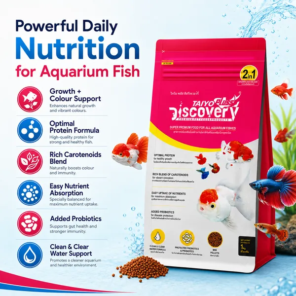 Daily_Growth_&_Colour_Fish_Food_For_Aquarium_Fish_Taiyo_Pluss_Discovery_Highly_Nutritious_Super_Premium_2-In-1_Optimum_Formula_Mini_Pellets_1Kg